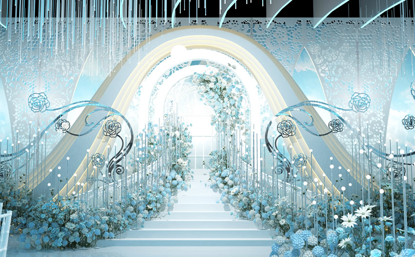 景东釡香烙馍村水晶厅效果展示